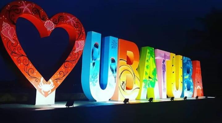 Ubatuba Cond. Caribeanアパートメント エクステリア 写真